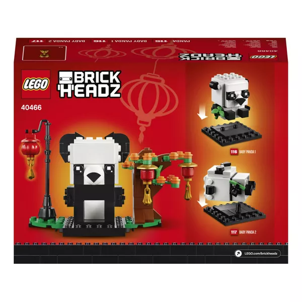 BrickHeadz 40466 Панды на китайский Новый год (Фото 3)