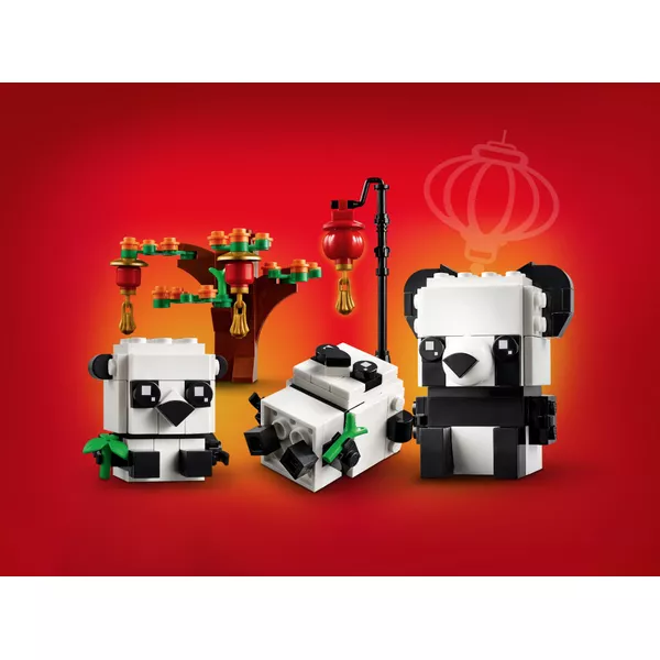 BrickHeadz 40466 Панды на китайский Новый год (Фото 5)