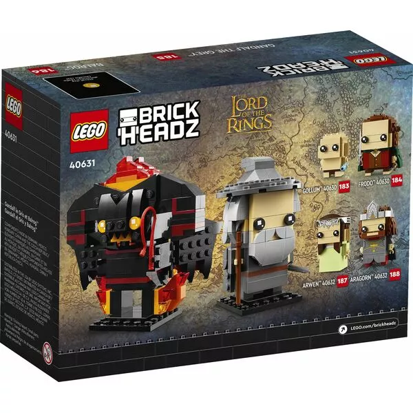 BrickHeadz 40631 Гэндальф Серый и Барлог (Фото 2)