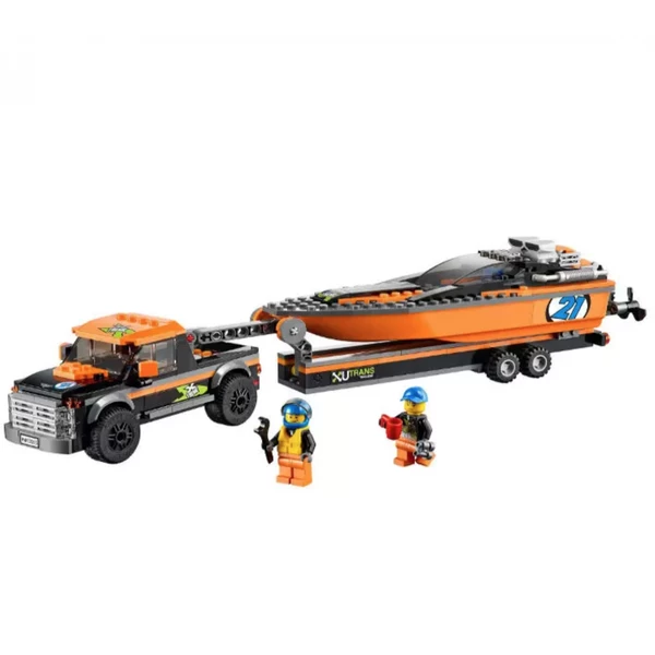 City 60085 Внедорожник с гоночным катером (Фото 2)