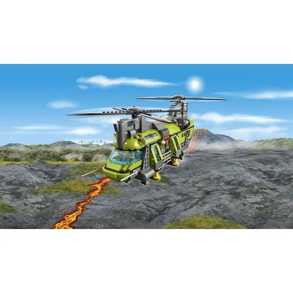 City 60125 Грузовой вертолет исследователей вулканов (Фото 3)