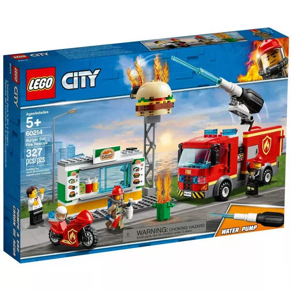 City 60214 Пожар в бургер-кафе
