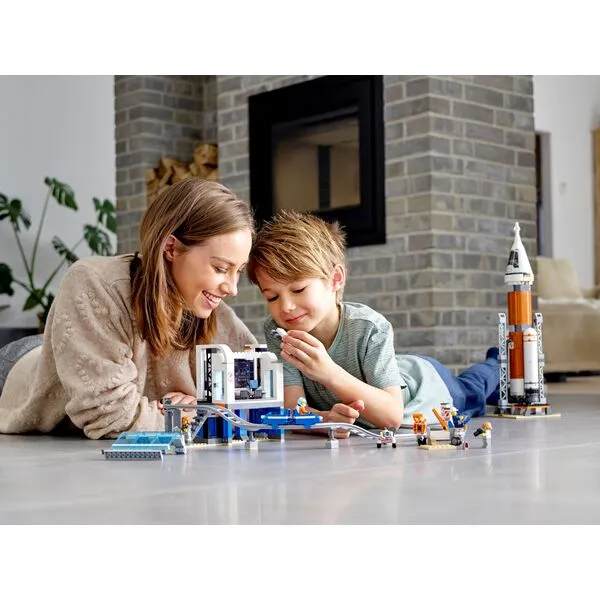 City 60228 Ракета для запуска в далекий космос и пульт управления запуском (Фото 3)