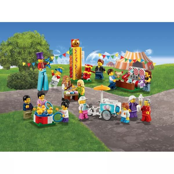 City 60234 Комплект минифигурок «Весёлая ярмарка» (Фото 3)