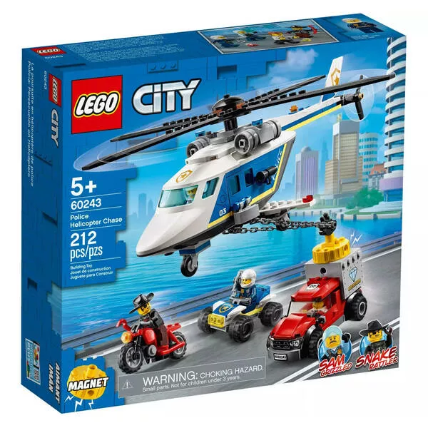 City 60243 Погоня на полицейском вертолёте