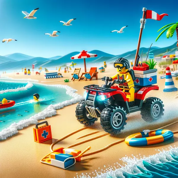 City 60286 Пляжный спасательный вездеход (Фото 6)