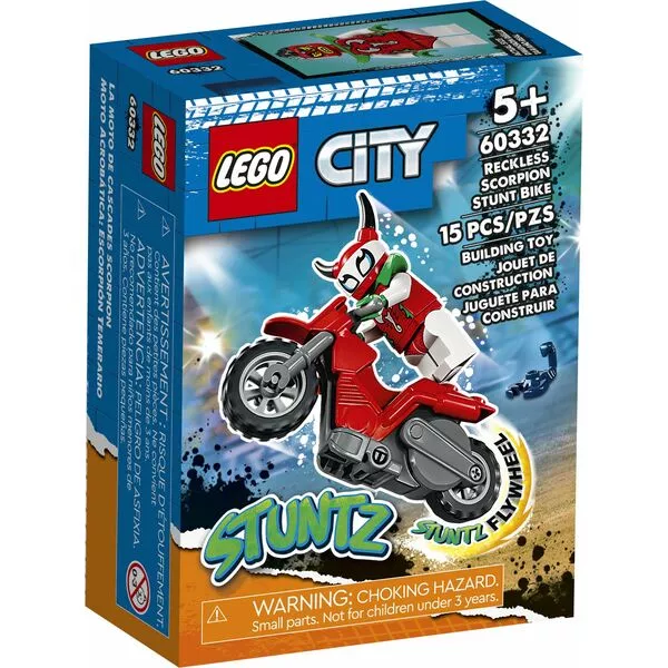 City 60332 Трюковой мотоцикл Отчаянной Скорпионессы