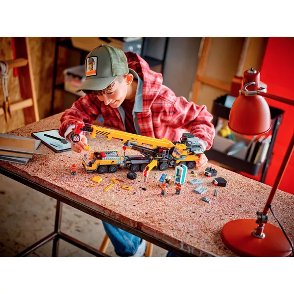 City 60409 Желтый передвижной строительный кран (Фото 9)