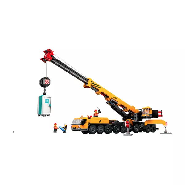 City 60409 Желтый передвижной строительный кран (Фото 4)