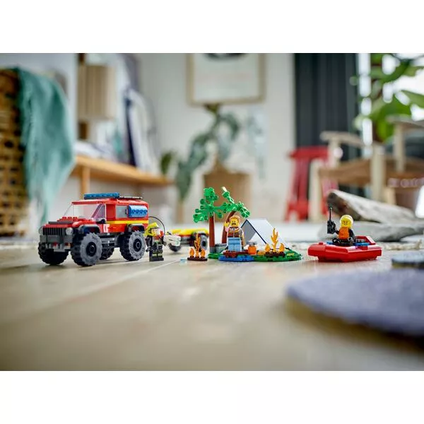 City 60412 Пожарная машина со спасательной лодкой (Фото 5)