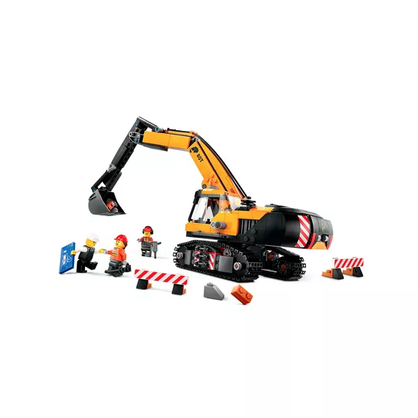 City 60420 Желтый строительный экскаватор (Фото 5)