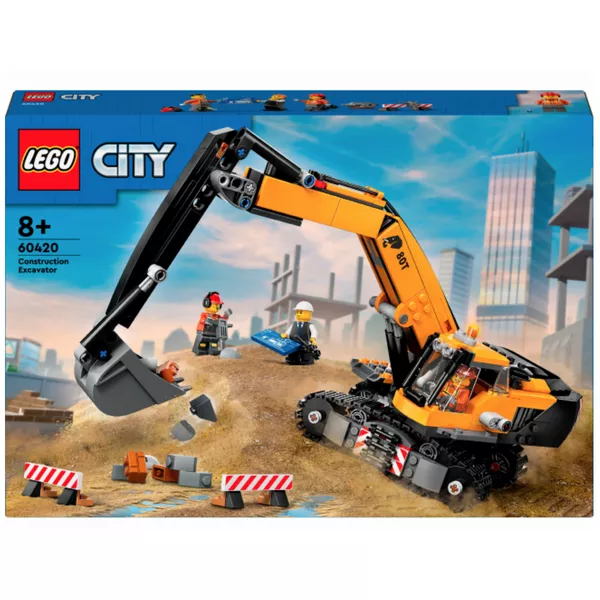 City 60420 Желтый строительный экскаватор