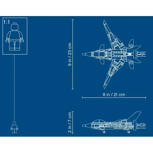 Creator 31086 Истребитель будущего (Фото 8)