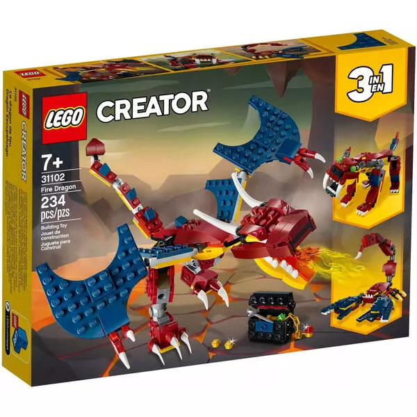 Creator 31102 Огненный дракон