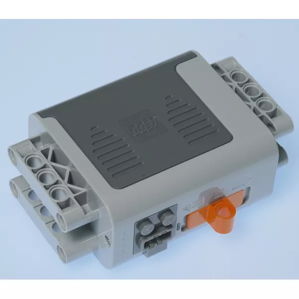 Детали 6171037 Батарейный блок Technic 9V PF с оранжевым переключателем, детали 59510c01 / 4506078 / 6074147 / 6171037 / 6236269 / 6257768, 1 шт (Фото 3)