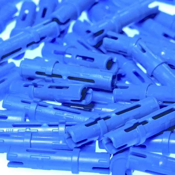 Детали 6299413-50 Пины Technic 3L с трением синие, деталь 6299413, набор 50 шт (Фото 6)
