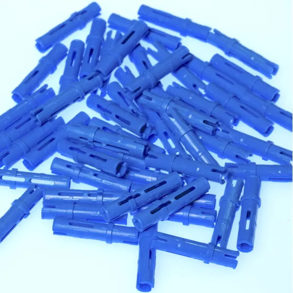 Детали 6299413-50 Пины Technic 3L с трением синие, деталь 6299413, набор 50 шт (Фото 7)