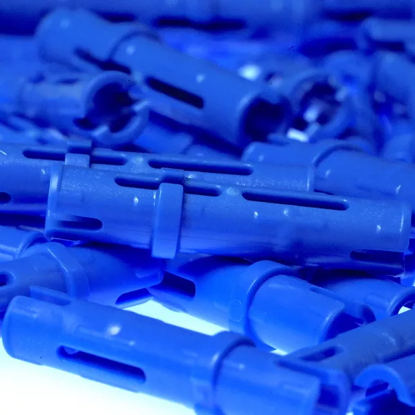 Детали 6299413-50 Пины Technic 3L с трением синие, деталь 6299413, набор 50 шт (Фото 3)