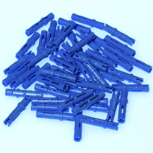 Детали 6299413-50 Пины Technic 3L с трением синие, деталь 6299413, набор 50 шт (Фото 1)
