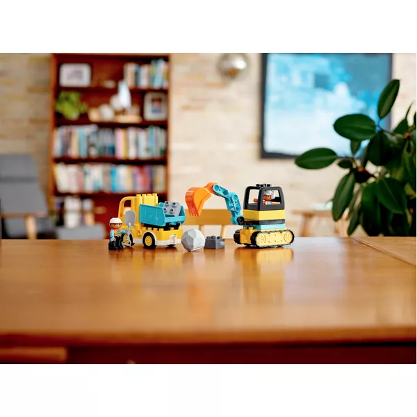 DUPLO 10931 Грузовик и гусеничный экскаватор (Фото 15)