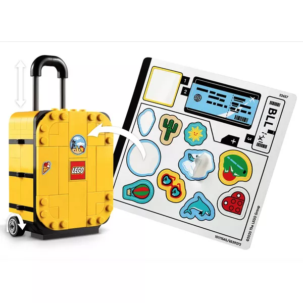 Exclusive 40817 Желтый дорожный чемодан (Фото 5)