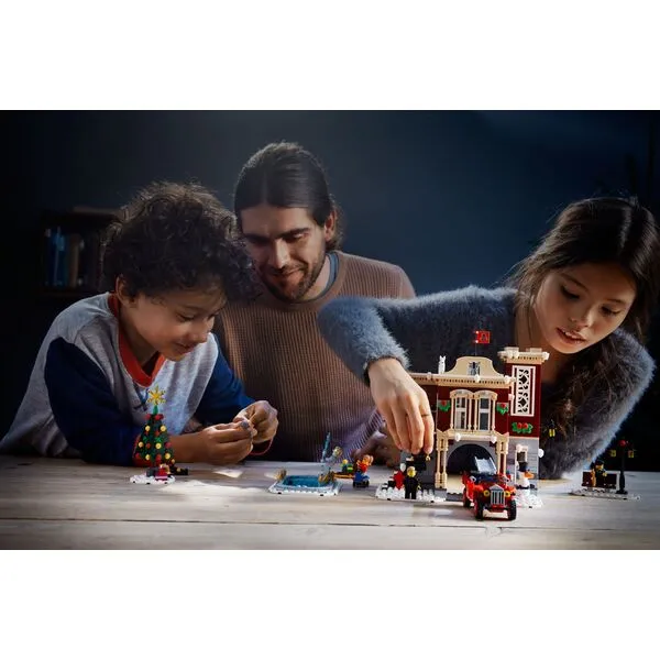 Icons 10263 Пожарная часть в зимней деревне (Фото 3)