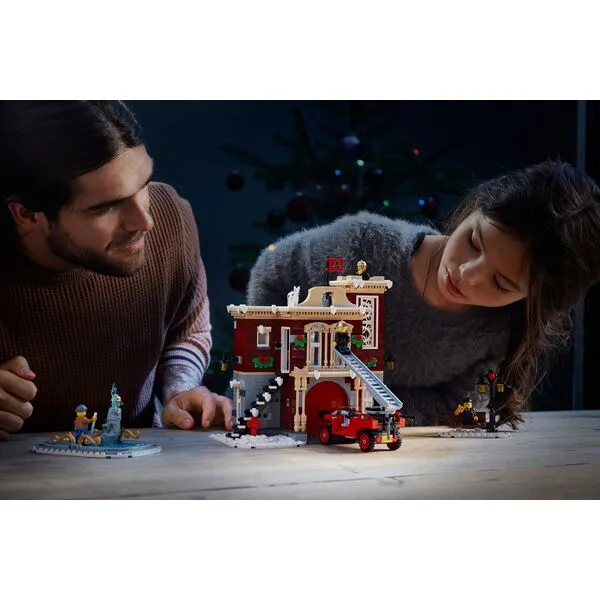 Icons 10263 Пожарная часть в зимней деревне (Фото 4)