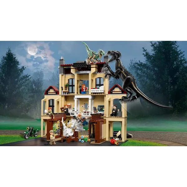 Jurassic World 75930 Нападение Индораптора в поместье Локвуд (Фото 3)