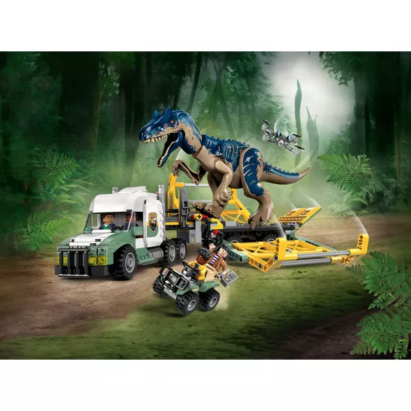 Jurassic World 76966 Миссии динозавров: Транспортный грузовик Аллозавра (Фото 4)