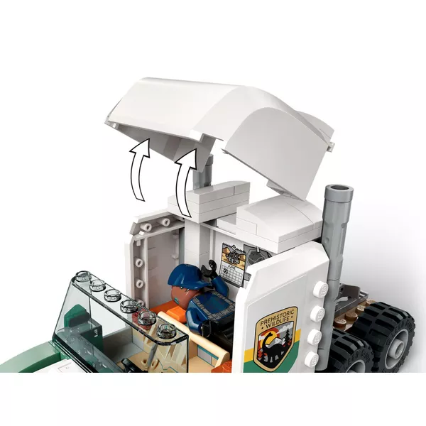 Jurassic World 76966 Миссии динозавров: Транспортный грузовик Аллозавра (Фото 10)