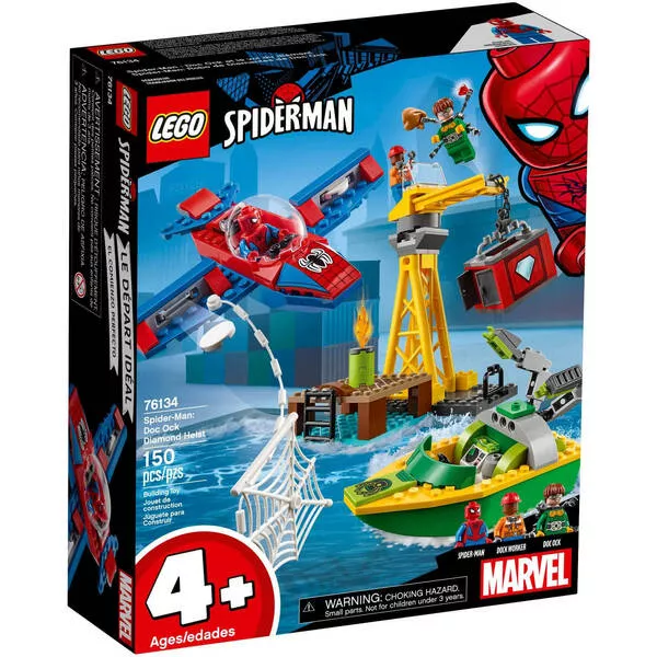 Marvel Super Heroes 76134 Человек-паук: похищение бриллиантов Доктором Осьминогом