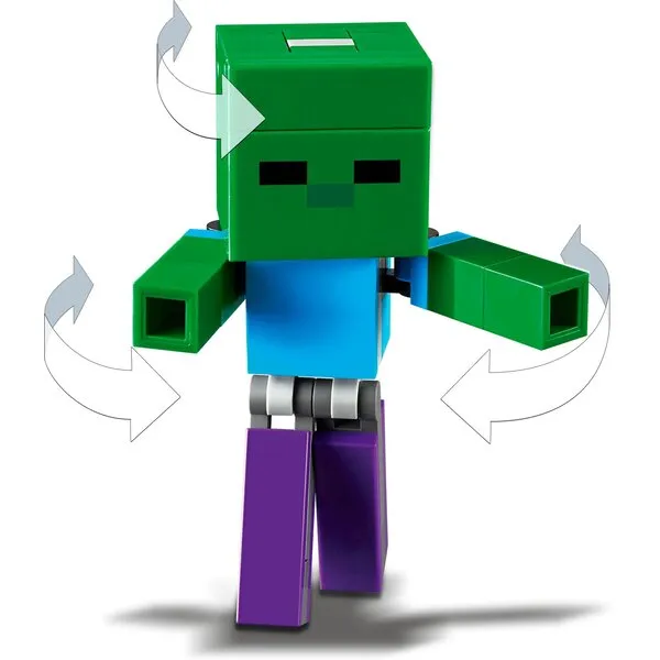 Minecraft 21157 Свинья и Зомби-ребёнок (Фото 9)