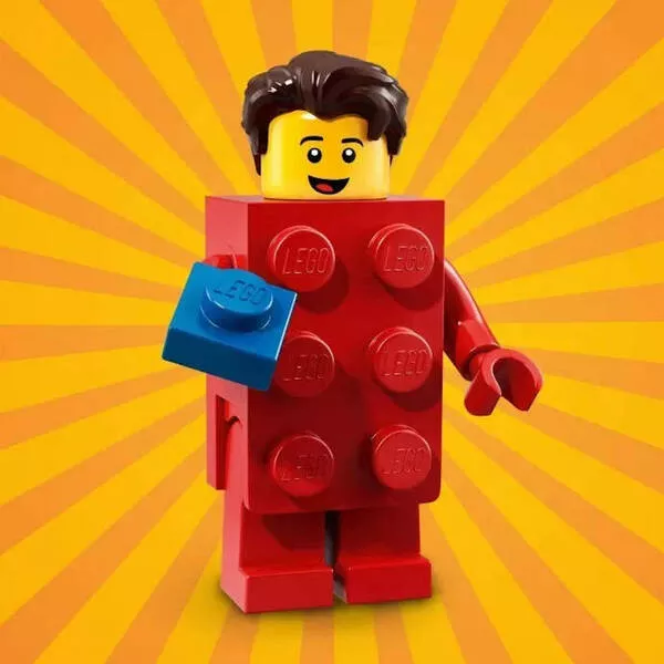 Minifigures 71021-2 Парень в костюме кубика Лего