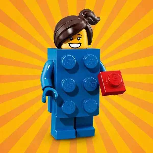 Minifigures 71021-3 Девочка в костюме кубика Лего