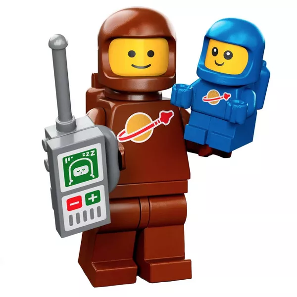 Minifigures 71037-3 Коричневый астронавт с малышом-космонавтом
