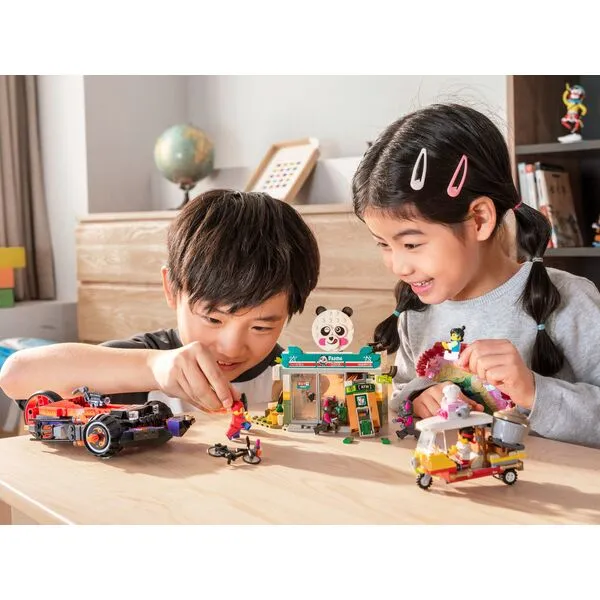 Monkie Kid 80011 Огненный грузовик Ред Сана (Фото 3)