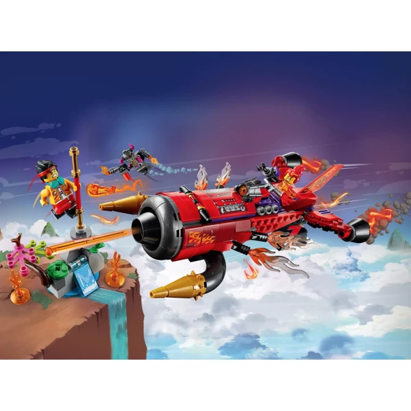 Monkie Kid 80019 Бешеный турболёт Ред Сана (Фото 7)