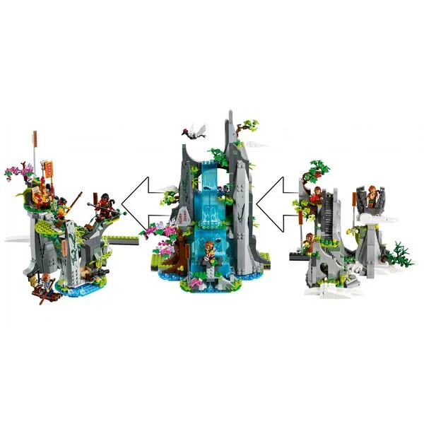 Monkie Kid 80024 Легендарная Цветочно-фруктовая гора (Фото 10)