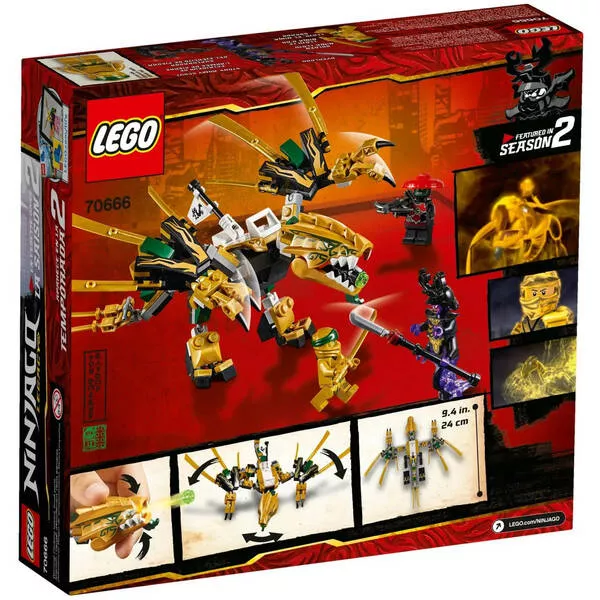 NINJAGO 70666 Золотой Дракон (Фото 2)