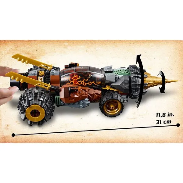 NINJAGO 70669 Земляной бур Коула (Фото 5)