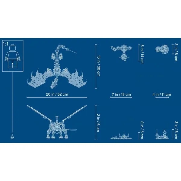 NINJAGO 71721 Дракон чародея-скелета (Фото 18)