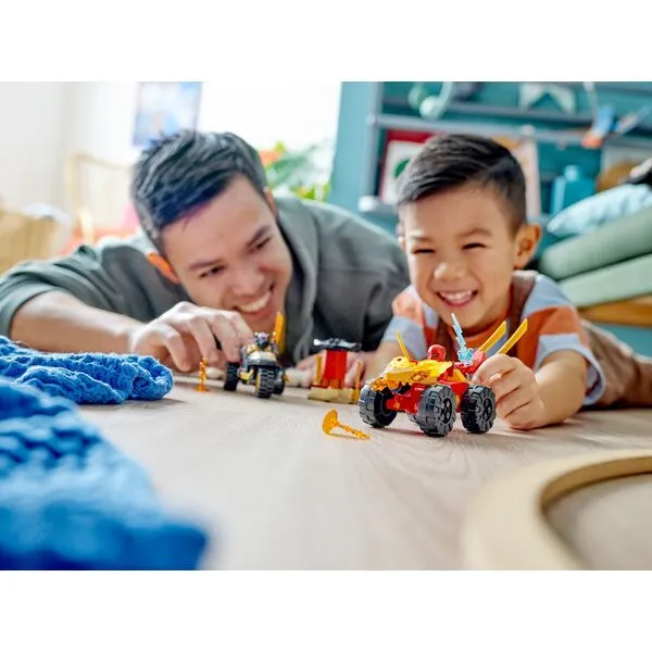 NINJAGO 71789 Битва автомобилей и мотоциклов Кая и Раса (Фото 3)