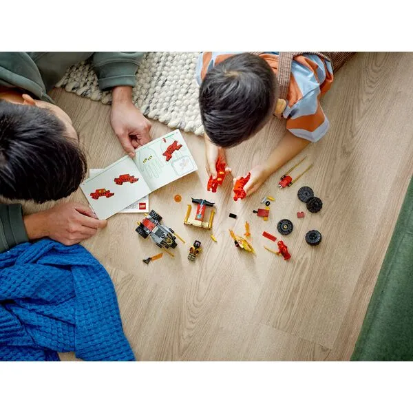 NINJAGO 71789 Битва автомобилей и мотоциклов Кая и Раса (Фото 4)