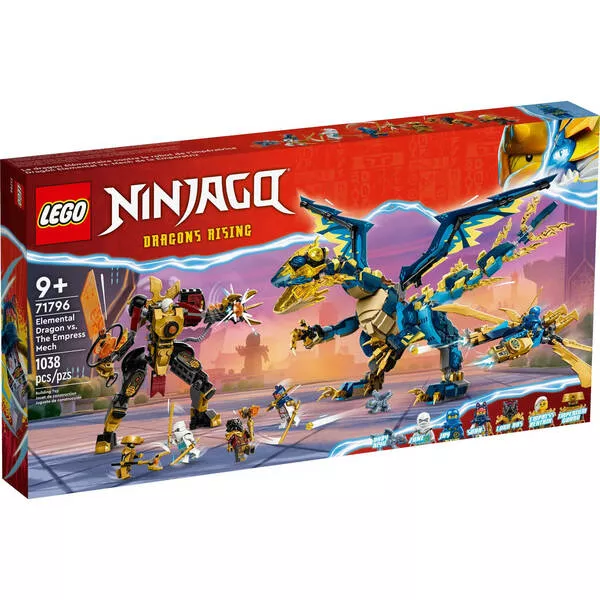 NINJAGO 71796 Стихийный дракон против боевого робота императрицы