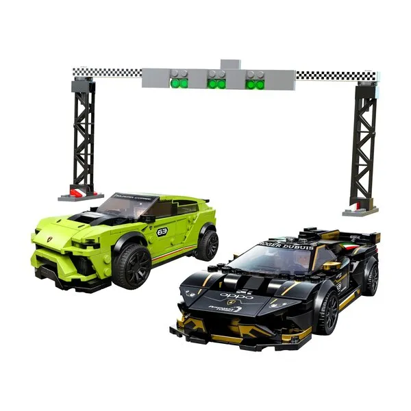 Speed Champions 76899 Lamborghini Urus ST-X and Lamborghini Huracan Super Trofeo EVO (Фото 9)