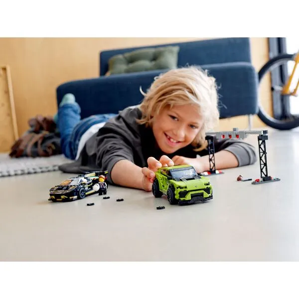 Speed Champions 76899 Lamborghini Urus ST-X and Lamborghini Huracan Super Trofeo EVO (Фото 3)