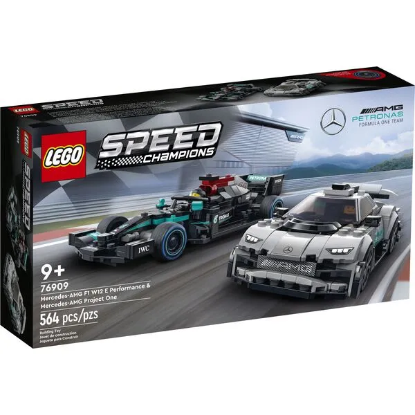 Speed Champions 76909 Mercedes-AMG F1 W12 E Performance и Mercedes-AMG Project One
