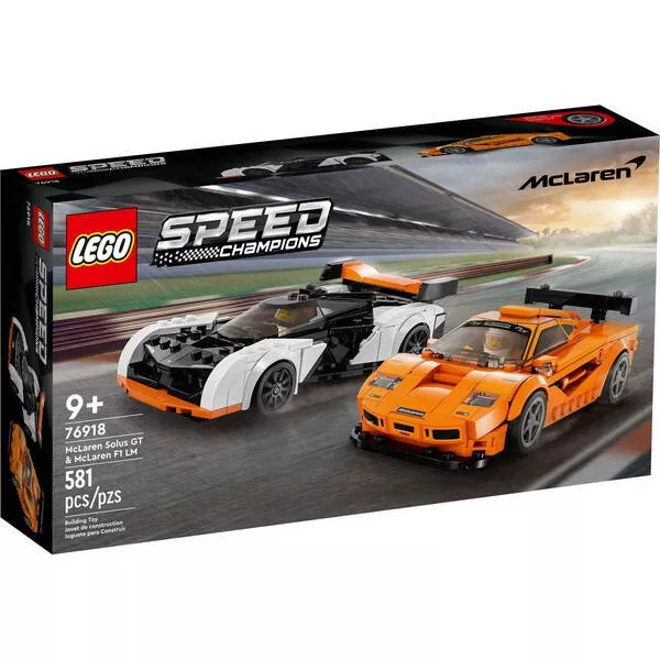 Speed Champions 76918 McLaren Solus GT и McLaren F1 LM
