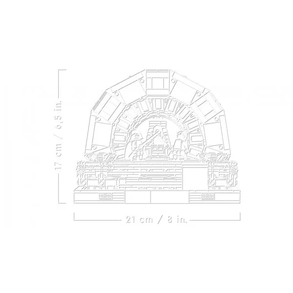 Star Wars 75352 Диорама с тронным залом императора (Фото 9)