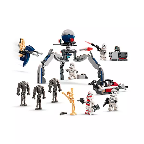 Star Wars 75372 Боевой набор солдат-клонов и боевых дроидов (Фото 8)